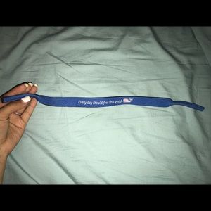 Vineyard Vines blue sunglasses croakie